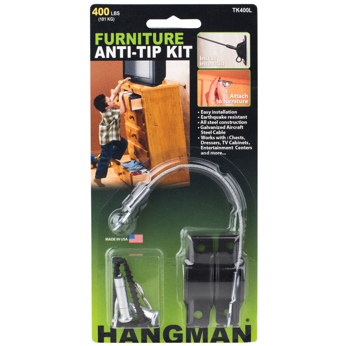 Hangman TK400L Furniture AntiTip Kit